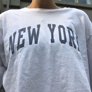brandy melville new york long sleeve top